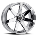 17x8 Vision 9042V Sultan Chrome 6x139.7 6x5.5 ET30 Wheel Rim