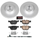 PowerStop Genuine Geomet Coated Rotor and Carbon-Fiber Ceramic Brake Pad Kit