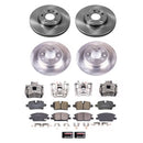 PowerStop OE Stock Replacement Low-Dust Ceramic Brake Pad, Rotor and Caliper Kit