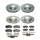 PowerStop Z23 Daily Driver Carbon-Fiber Ceramic Brake Pad and Drilled & Slotted