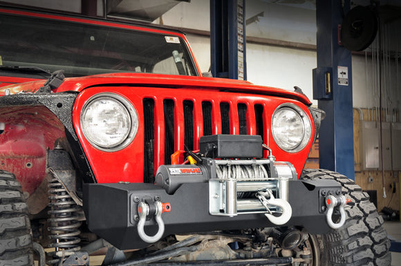 Rough Country Front Stubby Winch Bumper For Jeep Wrangler TJ 4WD 1997-2006