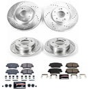 PowerStop Z23 Daily Driver Carbon-Fiber Ceramic Brake Pad and Drilled & Slotted