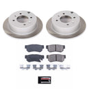 PowerStop Semi-Coated Rotor and Low-Dust Ceramic Brake Pad Kit