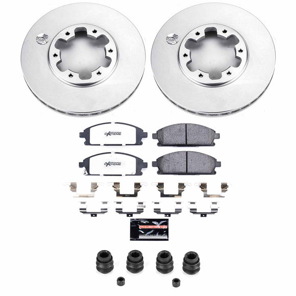 Z36 Truck & Tow Premium Carbon-Fiber Ceramic Brake Pad and Fully Coated Rotor Ki