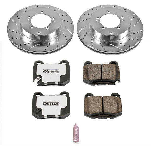 PowerStop Z26 Street Performance Ceramic Brake Pad and Drilled & Slotted Rotor K