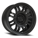 17x8.5 Vision 409 Inferno Satin Black 6x114.3 6x4.5 ET0 Wheel Rim