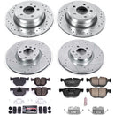 PowerStop Z23 Daily Driver Carbon-Fiber Ceramic Brake Pad and Drilled & Slotted