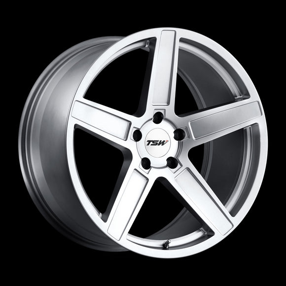 17x8 TSW Ascent Matte Titanium Silver Wheel/Rim 5X114.3 5-114.3 ET40 17-8