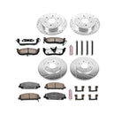 PowerStop Z36 Carbon-Fiber Ceramic Brake Pad with Drilled and Slotted Rotor Kit