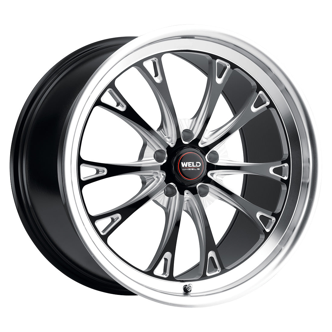 20x11 WELD Performance Belmont Black Milled 5x120.65 5x4.75 ET70 Wheel Rim