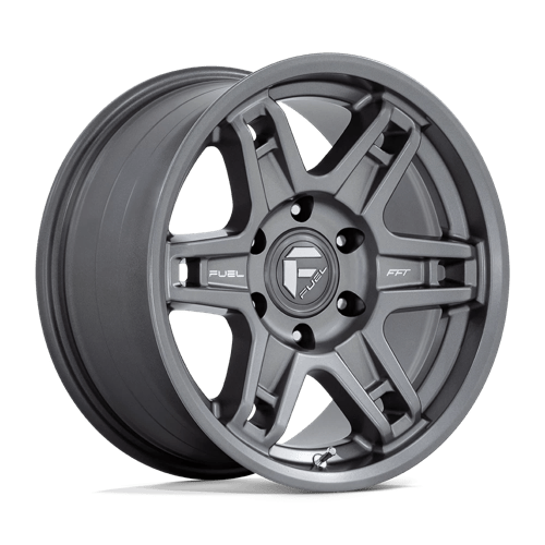 17X8.5 Fuel 1PC D838 Slayer Matte Gunmetal 5X127 5X5 ET1 Wheel Rim