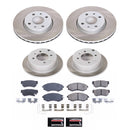 PowerStop Semi-Coated Rotor and Low-Dust Ceramic Brake Pad Kit