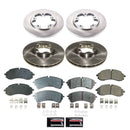PowerStop OE Stock Replacement Low-Dust Ceramic Brake Pad and Rotor Kit