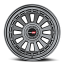 18x9 Vortek VRD-702 Radar Matte Black 5x127 ET12 CB78.1 Wheel Rim