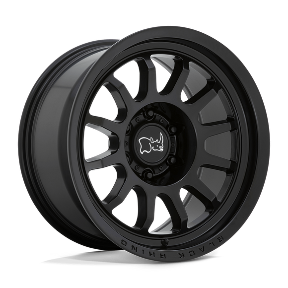 17X9 Black Rhino Rapid Matte Black 6X139.7 6X5.5 ET12 Wheel Rim
