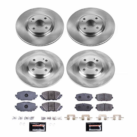 PowerStop Track Day High-Performance Brake Pad and Rotor Kit