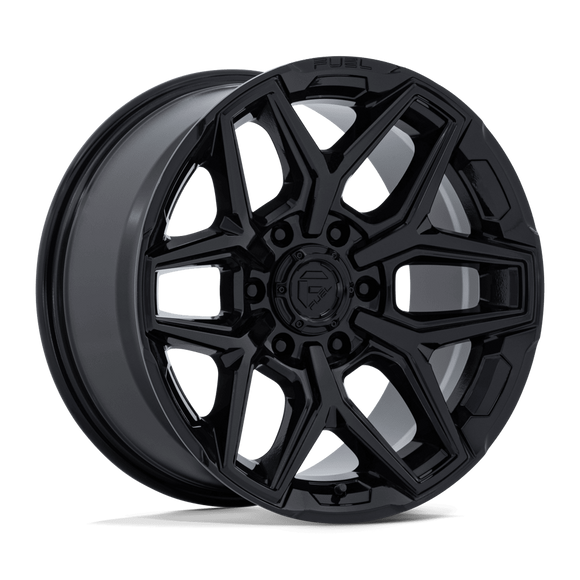 18x9 Fuel Off-Road Flux Gloss Black 6x135 ET1 CB87.1 Wheel Rim