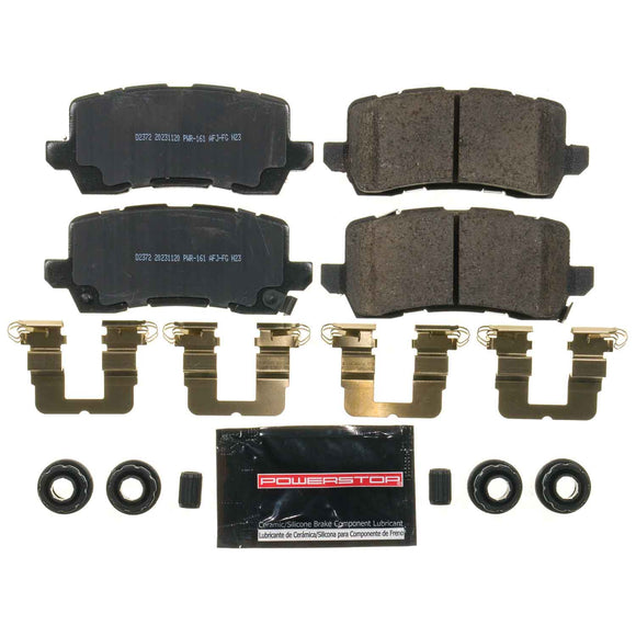 PowerStop Z23 Evolution Sport Carbon-Fiber Brake Pads With Hardware