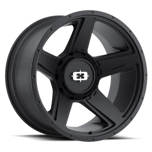 22x11.5 Vision 390 Empire Satin Black 8x180 ET-44 Wheel Rim