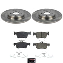 OE Stock Replacement Low-Dust Ceramic Brake Pad and Rotor Kit