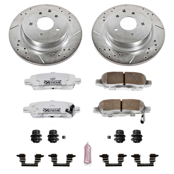 PowerStop Z26 Street Performance Ceramic Brake Pad and Drilled & Slotted Rotor K