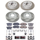 PowerStop Semi-Coated Rotor and Low-Dust Ceramic Brake Pad Kit