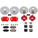 PowerStop Z23 Daily Driver Carbon-Fiber Ceramic Pads Drilled & Slotted Rotor & C