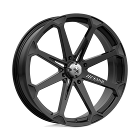 22X7 MSA Offroad Wheels Diesel Gloss Black Wheel/Rim 4x137 ET10