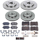 PowerStop OE Stock Replacement Low-Dust Ceramic Brake Pad and Rotor Kit