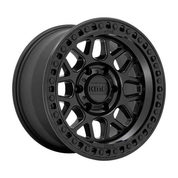17X9 KMC KM549 GRS Satin Black 8X180 ET18 Wheel Rim