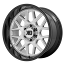 20X10 XD XD849 Grenade 2 BRUSH-MILL BLK-LP 6X135 ET-18 wheel/rim-3