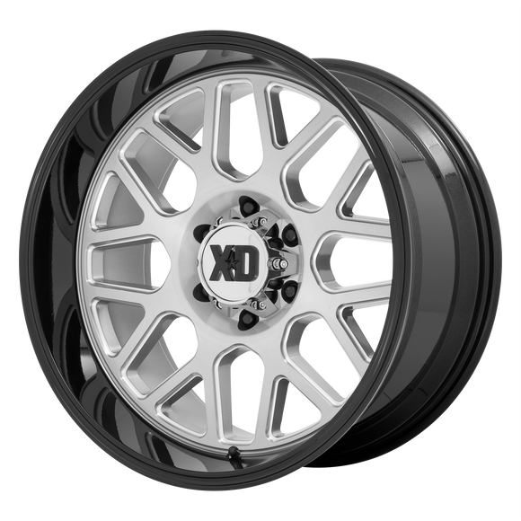 20X10 XD XD849 Grenade 2 BRUSH-MILL BLK-LP 6X135 ET-18 wheel/rim