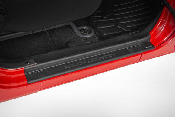 Rough Country Entry Guards Front and Rear For Jeep Wrangler JK 2WD 4WD 07-18
