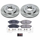 PowerStop OE Stock Replacement Low-Dust Ceramic Brake Pad and Rotor Kit