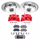 PowerStop Z23 Daily Driver Carbon-Fiber Ceramic Pads Drilled & Slotted Rotor & C