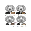 PowerStop OE Stock Replacement Low-Dust Ceramic Brake Pad and Rotor Kit