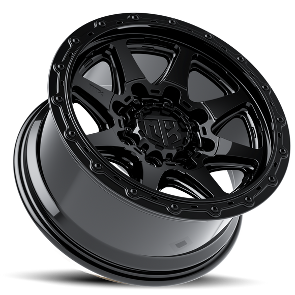 20x10 MTX Spitfire 8 Gloss Black 8x180 ET-18 CB125.2 Wheel