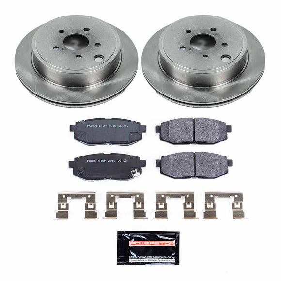 PowerStop Track Day Spec High-Performance Brake Pad and Rotor Kit