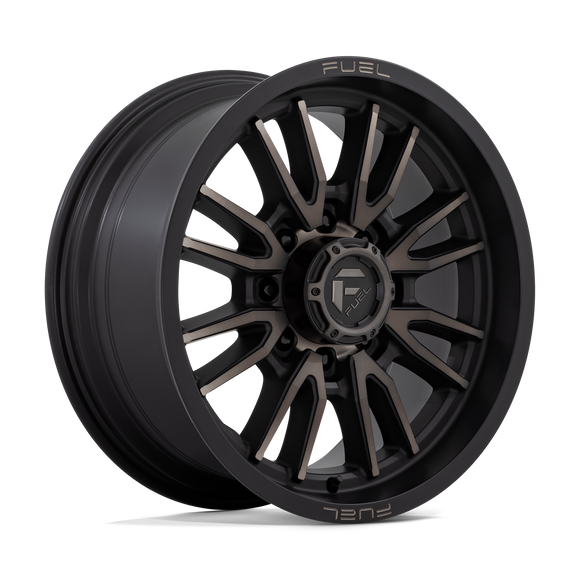 20x9 Fuel Off-Road D762 Clash Matte Black Double Dark Tint 8x180 ET20 Wheel