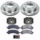 PowerStop OE Stock Replacement Low-Dust Ceramic Brake Pad, Rotor and Caliper Kit