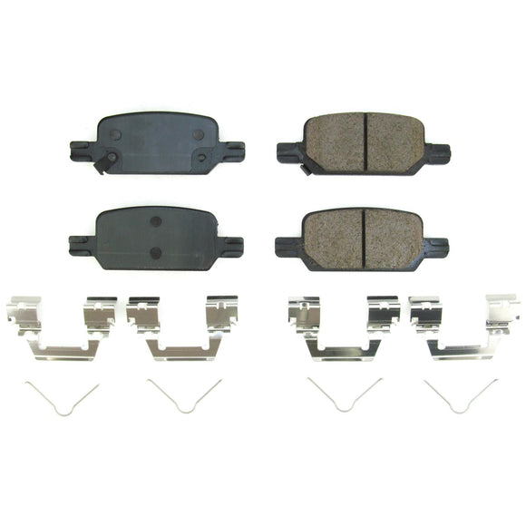PowerStop Z17 Evolution Ceramic Brake Pads With Hardware