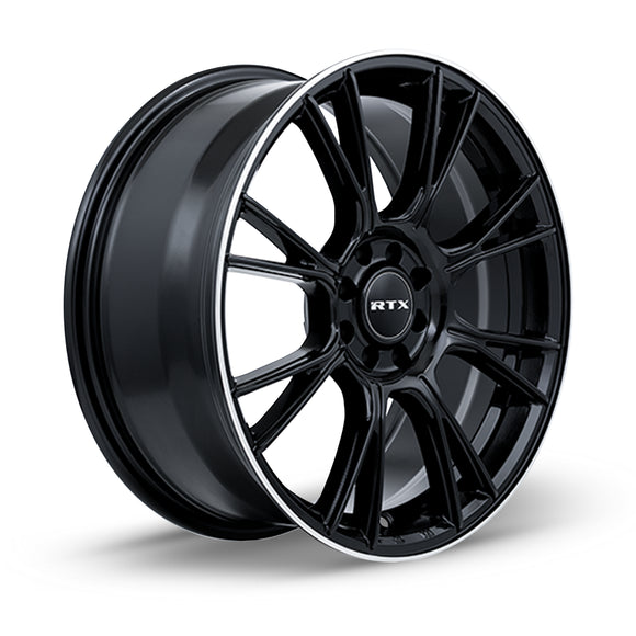 17x7.5 RTX Vapor Black Machined 5x114.3 ET40 wheel/rim