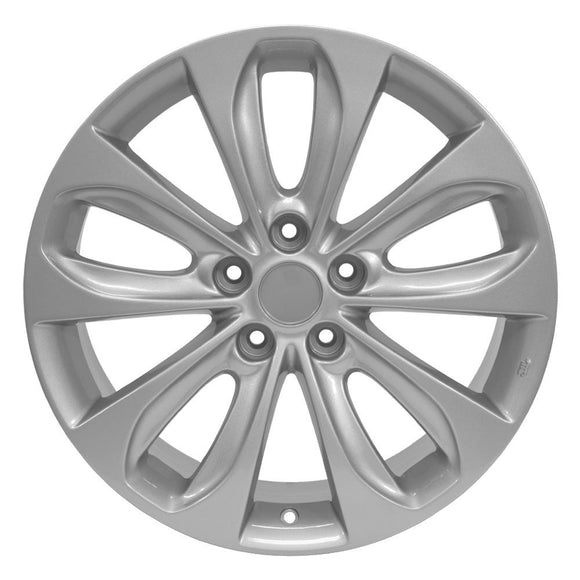 18" Replica Wheel HY02 Fits Hyundai Wheel Rim 18x7.5 Silver Wheel
