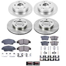 PowerStop OE Stock Replacement Low-Dust Ceramic Brake Pad and Rotor Kit