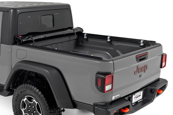 Rough Country Soft Roll Up Bed Cover 5 Bed For Jeep Gladiator JT 4WD 20-24
