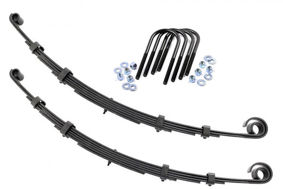 Rough Country Front Leaf Springs 2.5" Lift For Jeep CJ 7 4WD 1976-1986