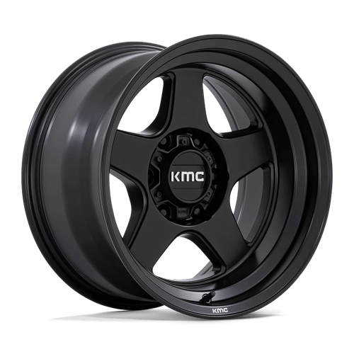 17X8.5 KMC KM728 Lobo Matte Black 5X127 5X5 ET-10 Wheel Rim