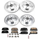 PowerStop Z23 Daily Driver Carbon-Fiber Ceramic Brake Pad and Drilled & Slotted