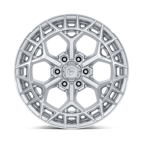 22x9.5 Fuel Off-Road FC873 Charger Gloss Silver Machined Face 6x135 ET18 Wheel