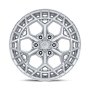 22x9.5 Fuel Off-Road FC873 Charger Gloss Silver Machined Face 6x135 ET18 Wheel